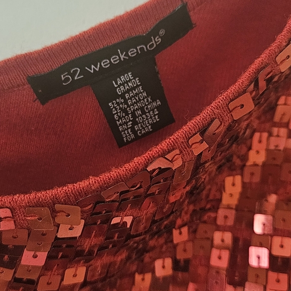 Ladies sequence top - Picture 2 of 3